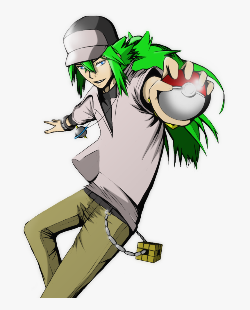 Thumb Image - Draw Pokemon Trainer N, HD Png Download, Free Download