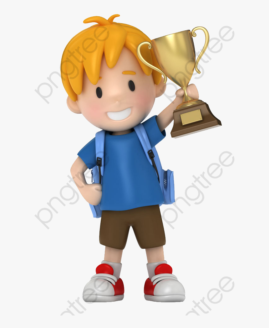 Trophy Clipart Kids - Kids Trophy Png, Transparent Png, Free Download