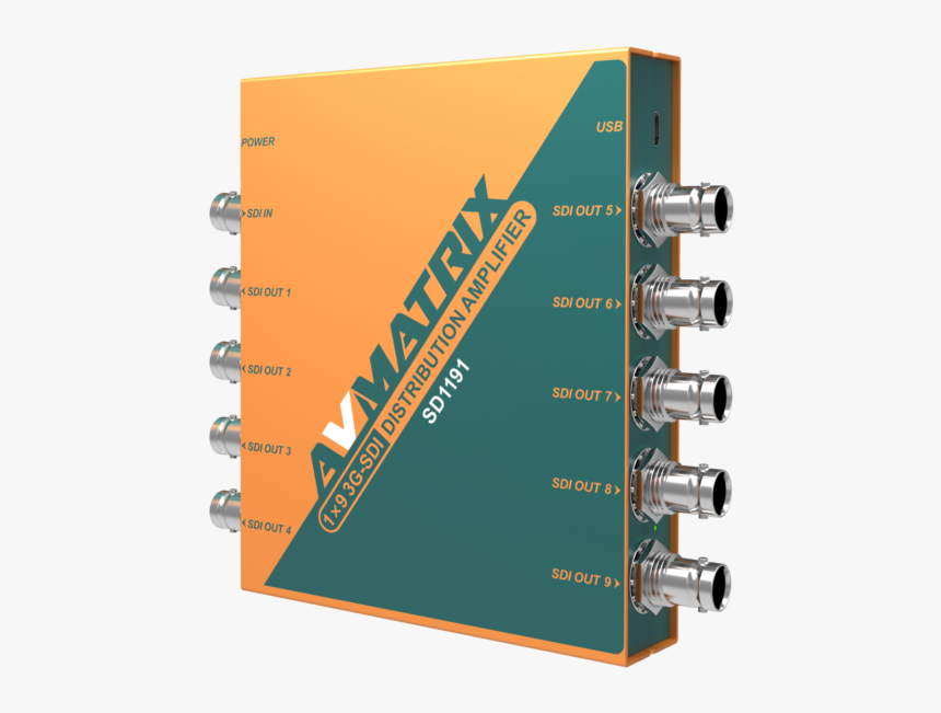 Picture 1 Of - Av Matrix Sdi Distribution Amplifier 9 Out, HD Png Download, Free Download