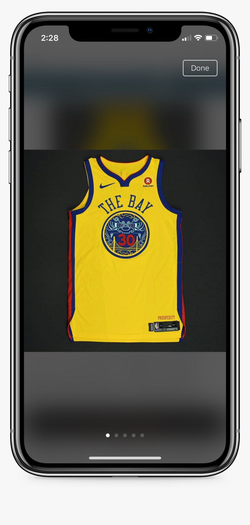 Curry Game Worn Jersey Nba Auctions, HD Png Download, Free Download