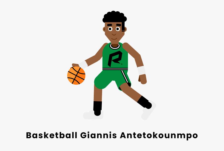 Basketball Giannis Antetokounmpo - Dribble Basketball, HD Png Download, Free Download