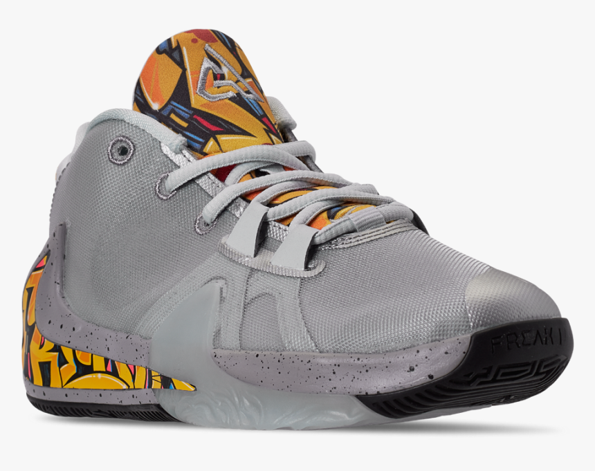 Nike Zoom Freak 1 Graffiti Bq5633-005 Release Date - Nike Zoom Freak 1 Gs, HD Png Download, Free Download