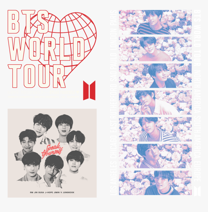 Bts - Speak Yourself Overlay Shirt, HD Png Download, Free Download