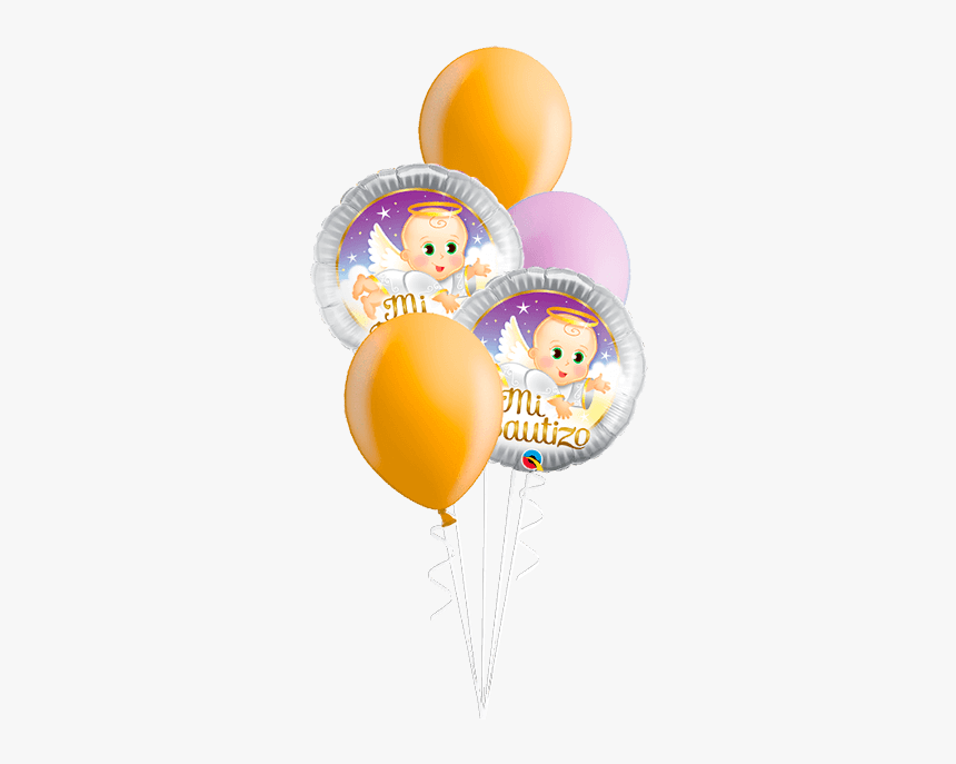 Bouquet De Globos Mi Bautizo - Balloon, HD Png Download, Free Download