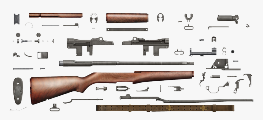 Parts Of M1 Garand Rifle, HD Png Download, Free Download
