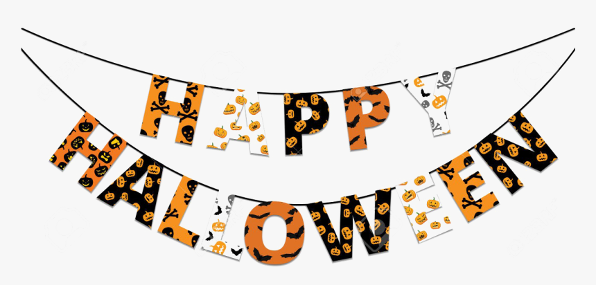 Halloween Banner Png Transparent Picture - Happy Halloween Banner Clipart, Png Download, Free Download