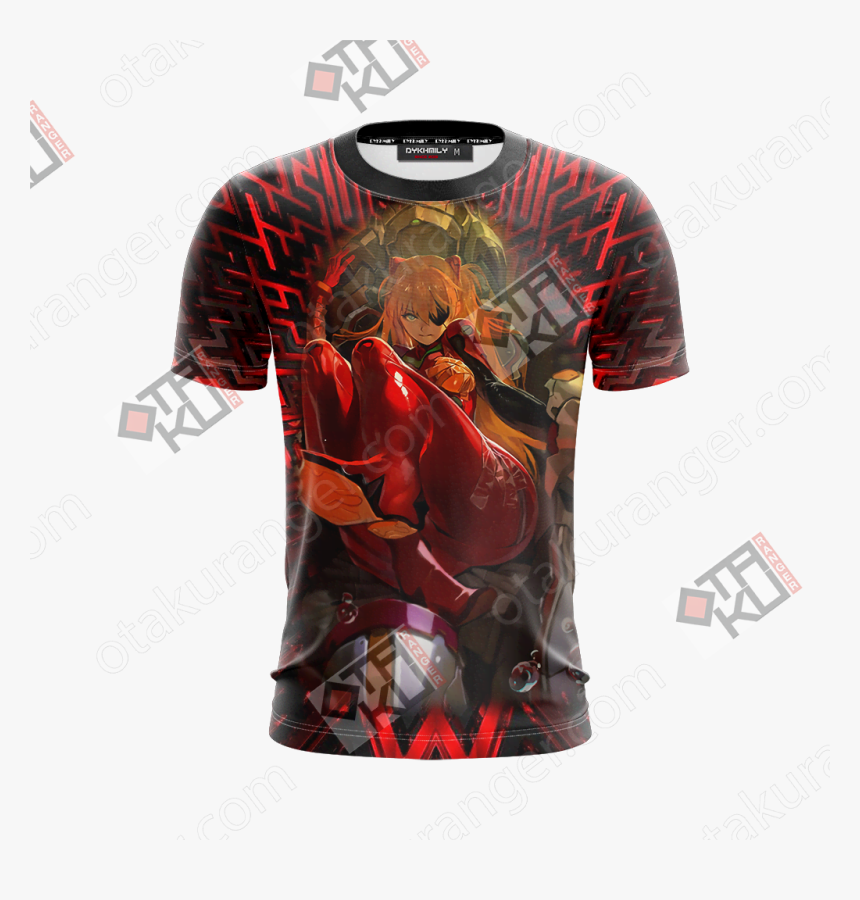 Neon Genesis Evangelion Soryu Asuka Langley Unisex - Detective Pikachu T Shirt, HD Png Download, Free Download