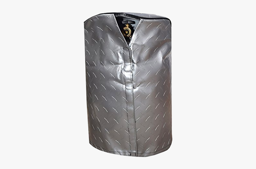 Adco Silver Single 20 Diamond Plated Steel Vinyl Propane - Camco Single 40 Lb Propane Tank Cover, HD Png Download, Free Download