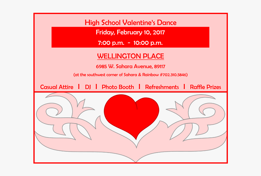 Transparent Valentines Dance Clipart - Heart, HD Png Download, Free Download