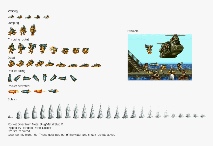 Metal Slug Helicopter Sprite Png - Galleon, Transparent Png, Free Download