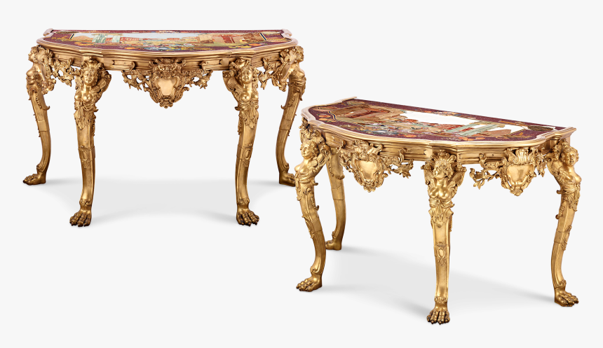 Pietre Dure Console Tables - Coffee Table, HD Png Download, Free Download