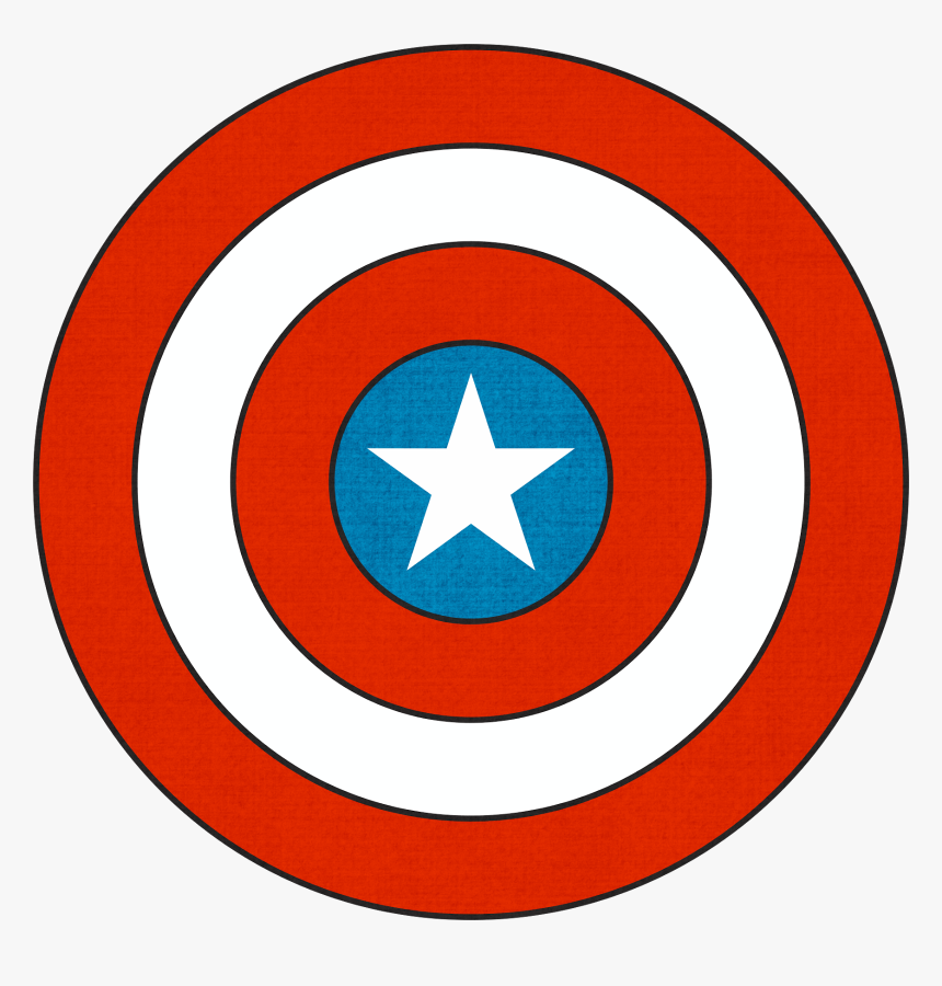 Clipart Shield Superhero - Captain America Shield Comic, HD Png Download, Free Download