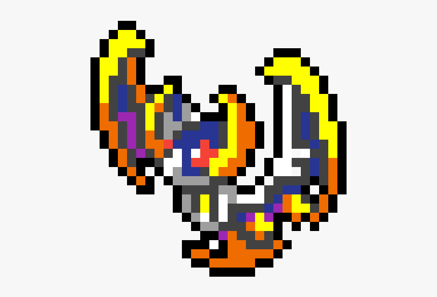 Pixel Art Pokémon Lunala, HD Png Download, Free Download