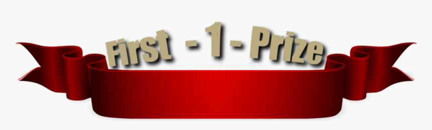 First Prize Banner - First Prize Images Png, Transparent Png, Free Download