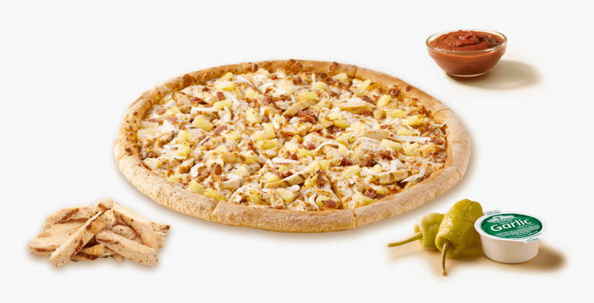 Pizza Pollo Png - Papa John's Hawaiian Chicken Pizza, Transparent Png, Free Download