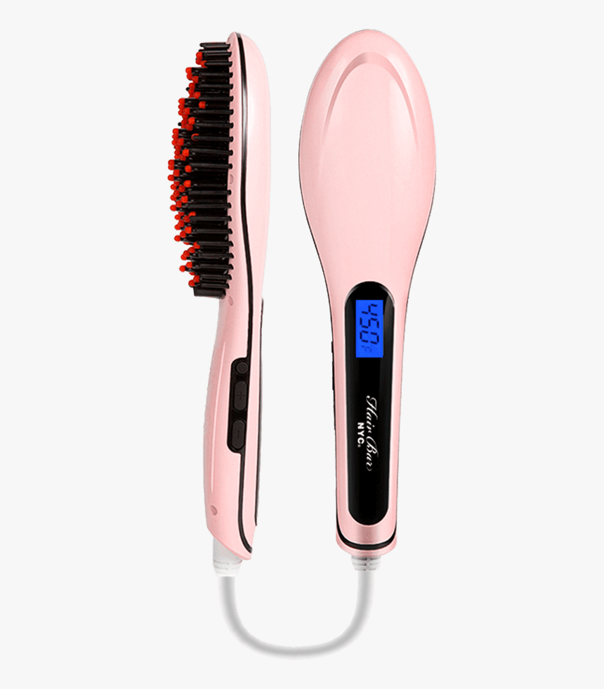 Pink Straightener Brush - Brush, HD Png Download, Free Download