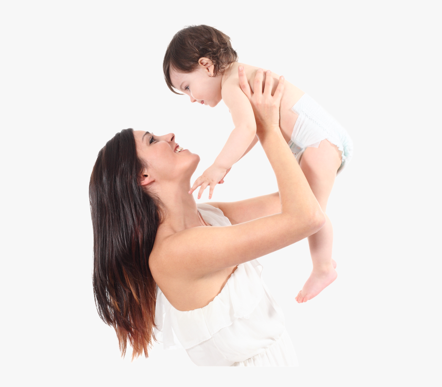 Mother And Baby - Mother Raising Her Daughter, HD Png Download, Free Download