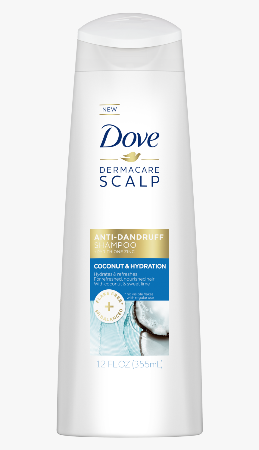 Dove Dermacare Scalp Coconut & Hydration Shampoo 12oz - Dove Dermacare, HD Png Download, Free Download