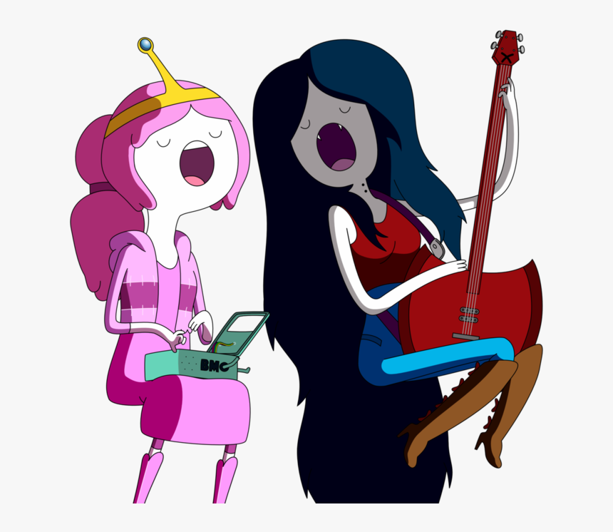Marceline, Adventure Time, And Princess Bubblegum Image - Princess Bubblegum And Marceline Singing, HD Png Download, Free Download