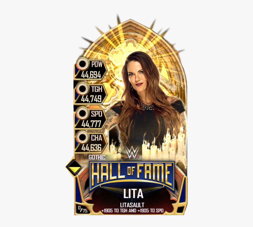 Wwe Supercard Lita, HD Png Download, Free Download