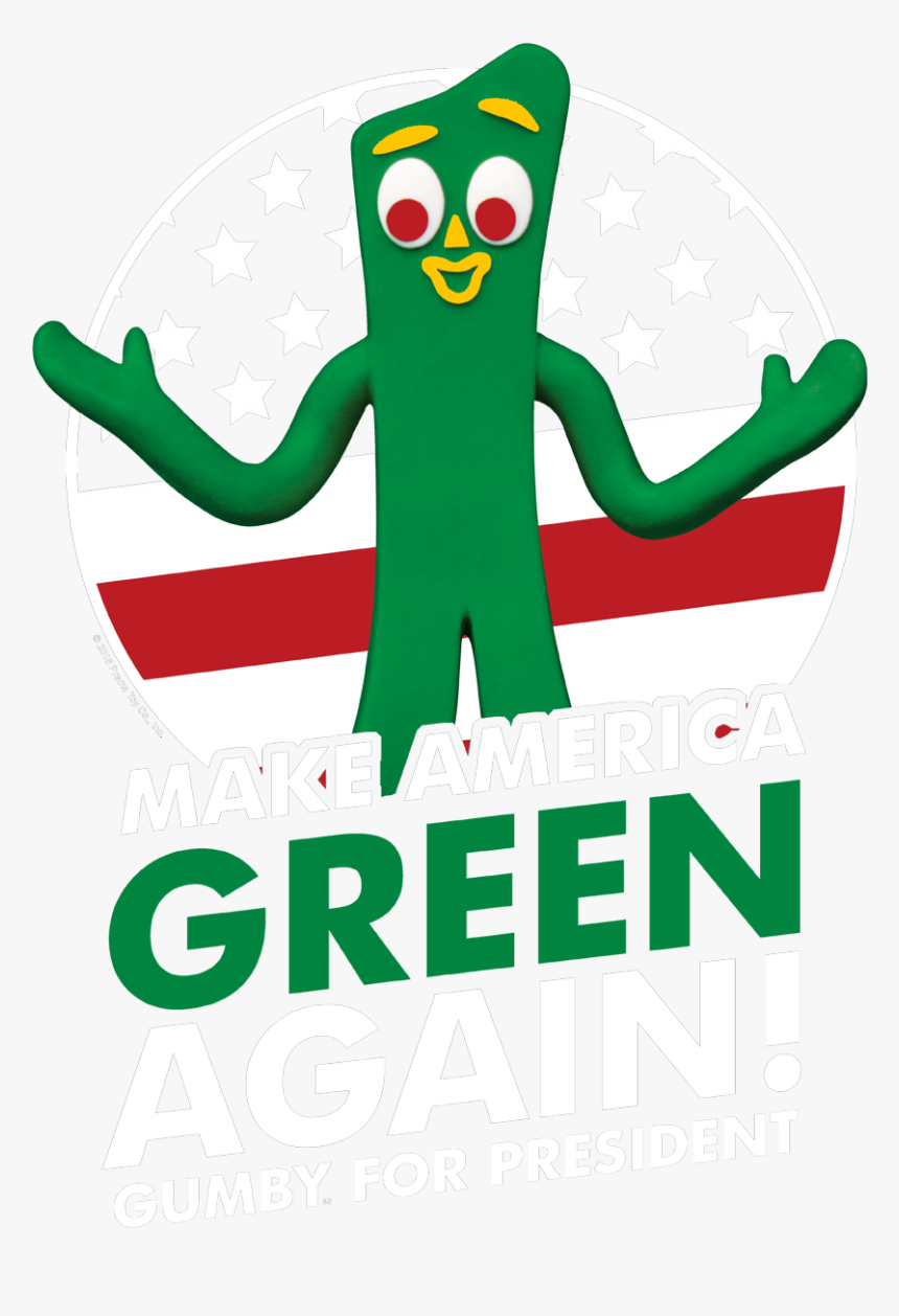 Gumby For President Men"s Slim Fit T-shirt - Gumby And Pokey, HD Png Download, Free Download