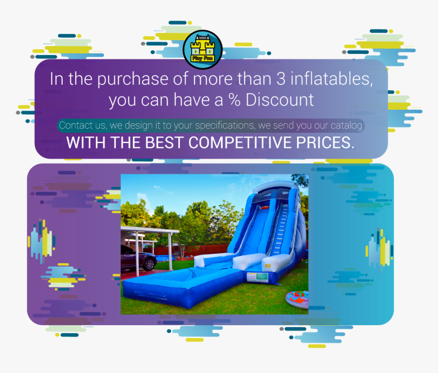 Water Slide Png , Png Download - Inflatable, Transparent Png, Free Download