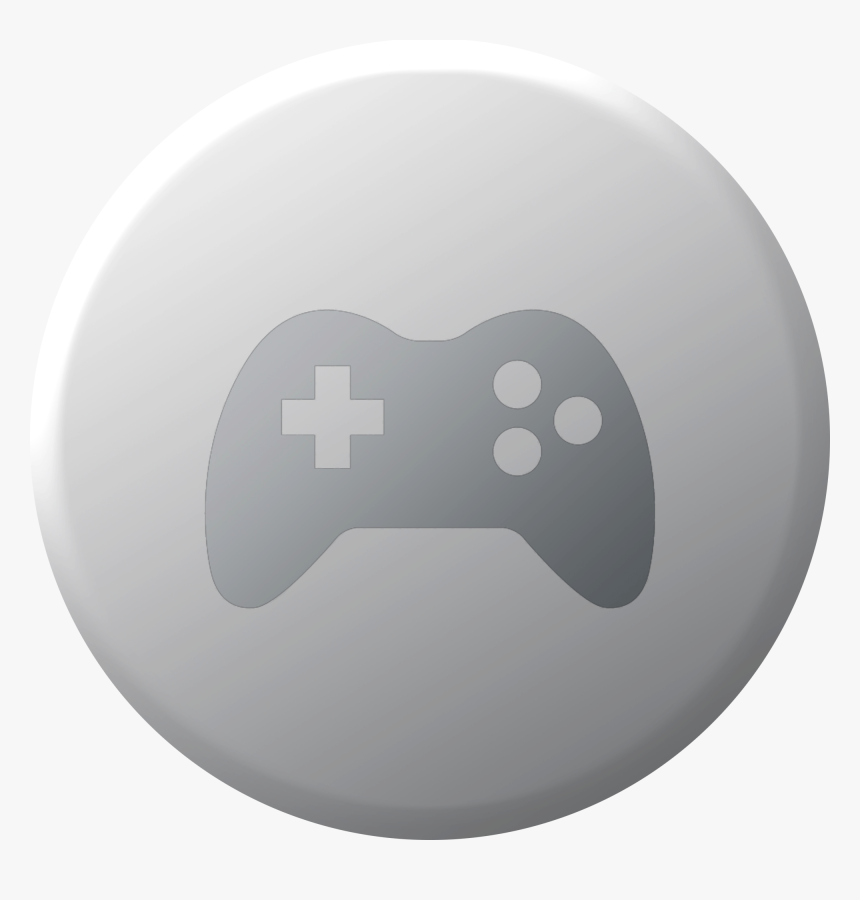 Grey Games Folder Icon , Png Download - Game Controller, Transparent Png, Free Download