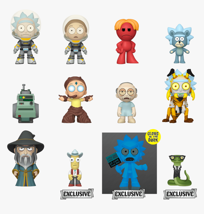Funko Mystery Minis Rick And Morty, HD Png Download, Free Download