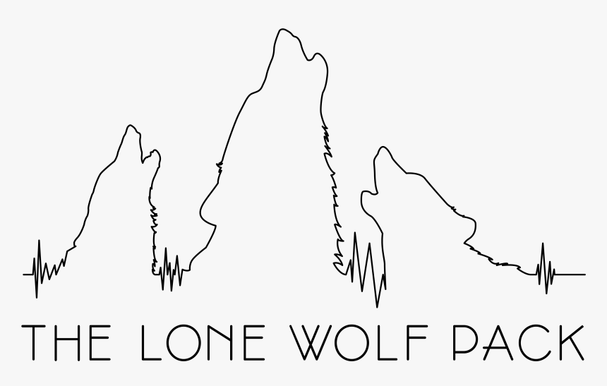 The Lone Wolf Pack-01 4961x V=1525894201 - Line Art, HD Png Download, Free Download