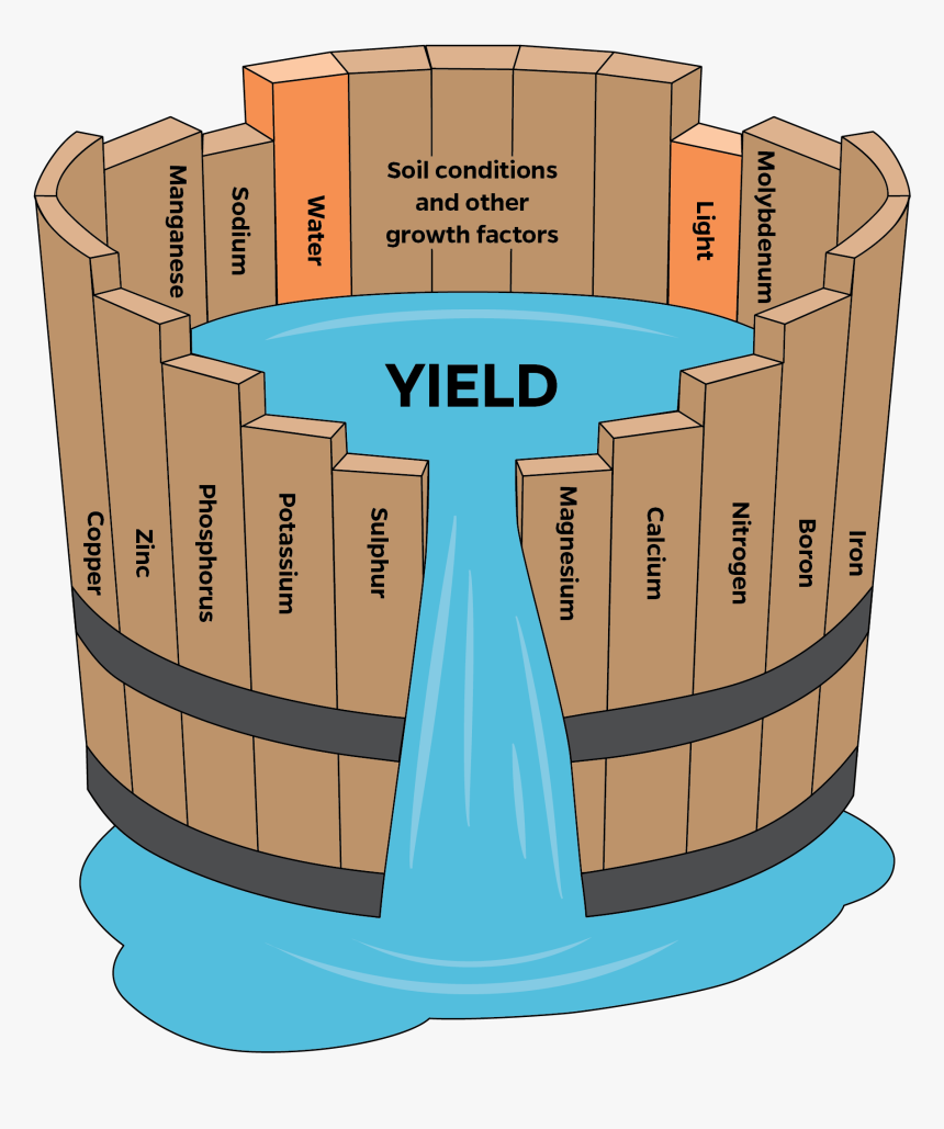 Waterbarrel Credit Uf Ifas Communications - Liebig's Law Of The Minimum, HD Png Download, Free Download