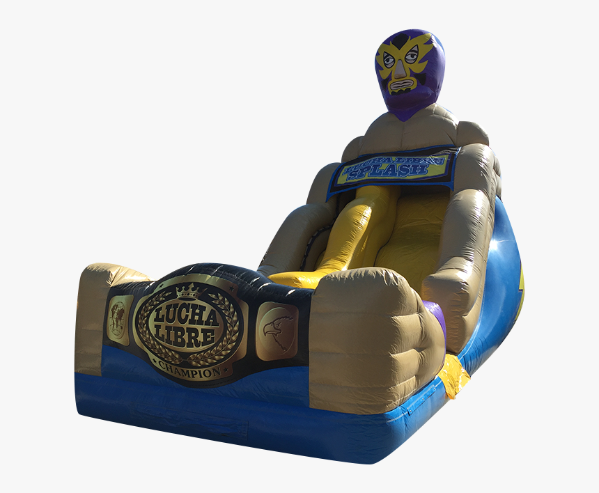 Lucha Libre Splash Water Slide 30 L X 18 T - Inflatable, HD Png Download, Free Download