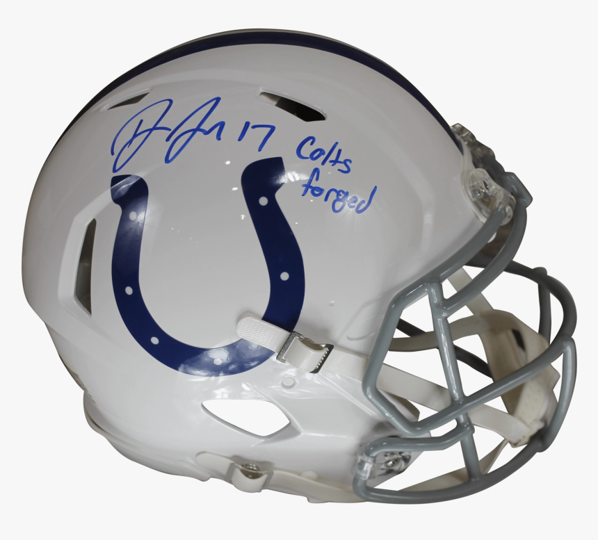 Devin Funchess Autographed Colts Speed Proline Helmet - Face Mask, HD Png Download, Free Download