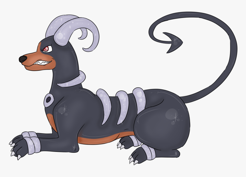 Fave Dark Pokemon - Dog Catches Something, HD Png Download, Free Download