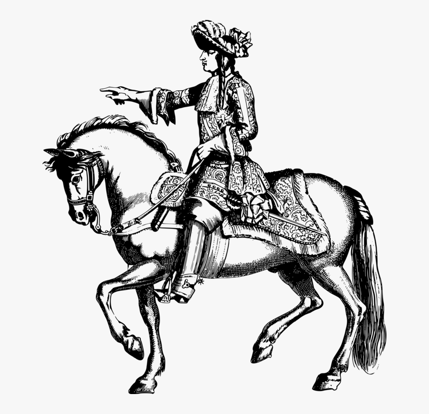Transparent Napoleon Clipart - Napoleon On Horse Drawing, HD Png Download, Free Download