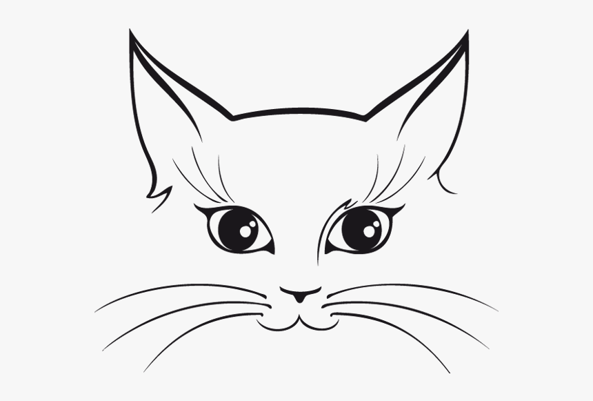 Thumb Image - Cat Eyes Clip Art Black And White, HD Png Download, Free Download