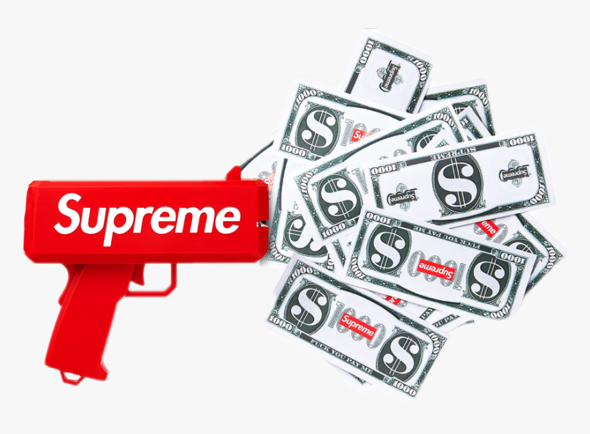 Transparent Similar Clipart - Supreme Money Gun Price, HD Png Download, Free Download