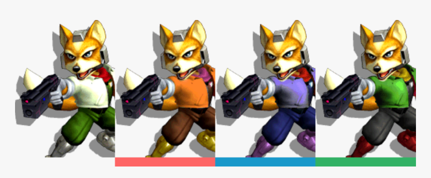 Fox Melee Colors, HD Png Download, Free Download