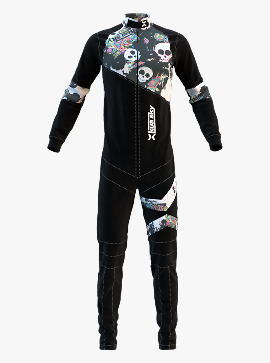 Sugar Skull Jumpsuit Front - Jumpsuit, HD Png Download, Free Download