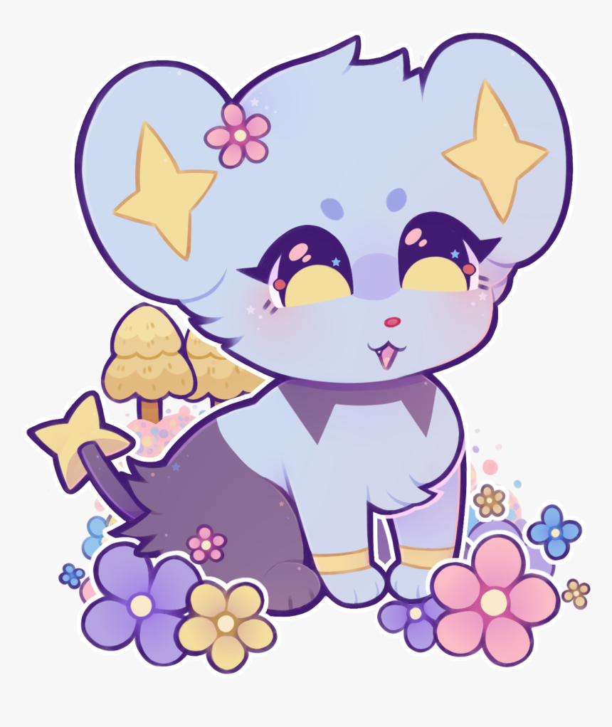 Shinx In Floaroma Meadow 🌷 Clipart , Png Download - Cartoon, Transparent Png, Free Download