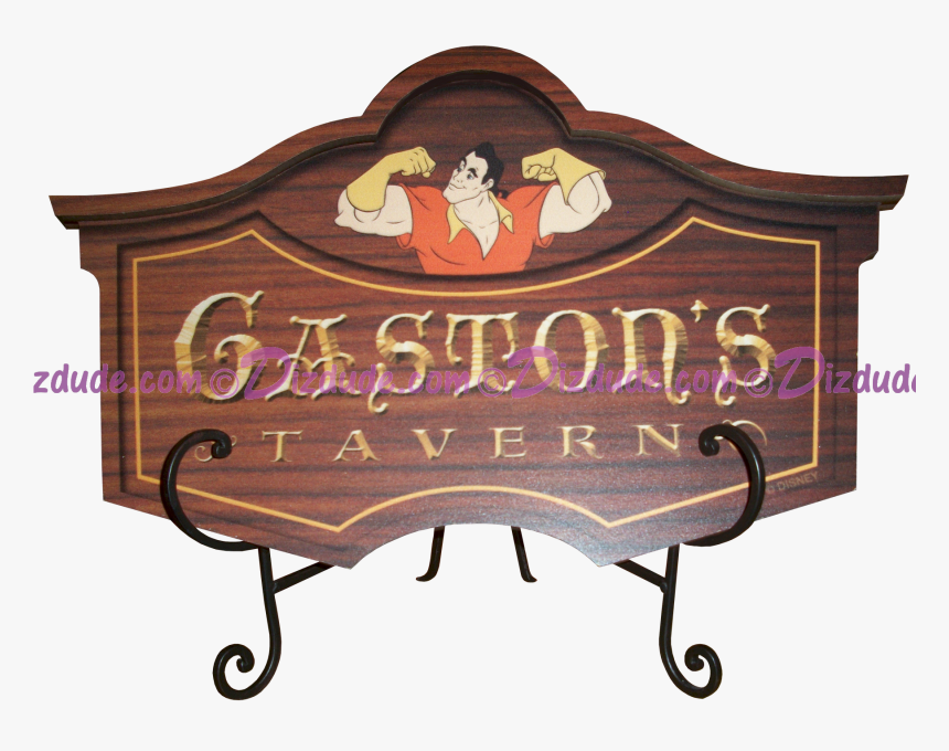 Transparent Figment Clipart - Gaston's Tavern Wall Sign, HD Png Download, Free Download