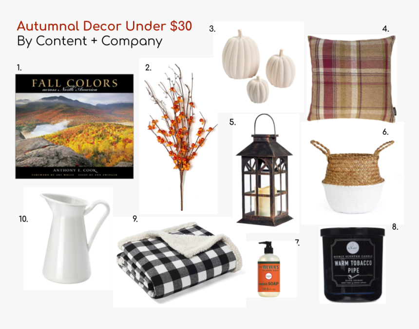 Autumnal Decor Under $30, HD Png Download, Free Download