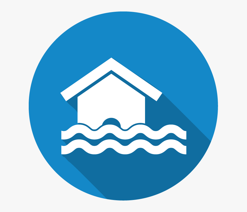 House Flood Clipart Png Library Flood Damage In Virginia - Flood Icon Png, Transparent Png, Free Download