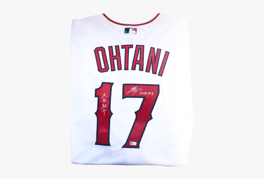 Shohei Ohtani Autographed, Kanji & Inscribed "2018 - Ohtani Shohei Jersey, HD Png Download, Free Download