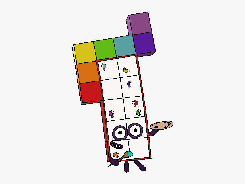 Learningblocks Wiki - Numberblocks Seventeen, HD Png Download, Free Download