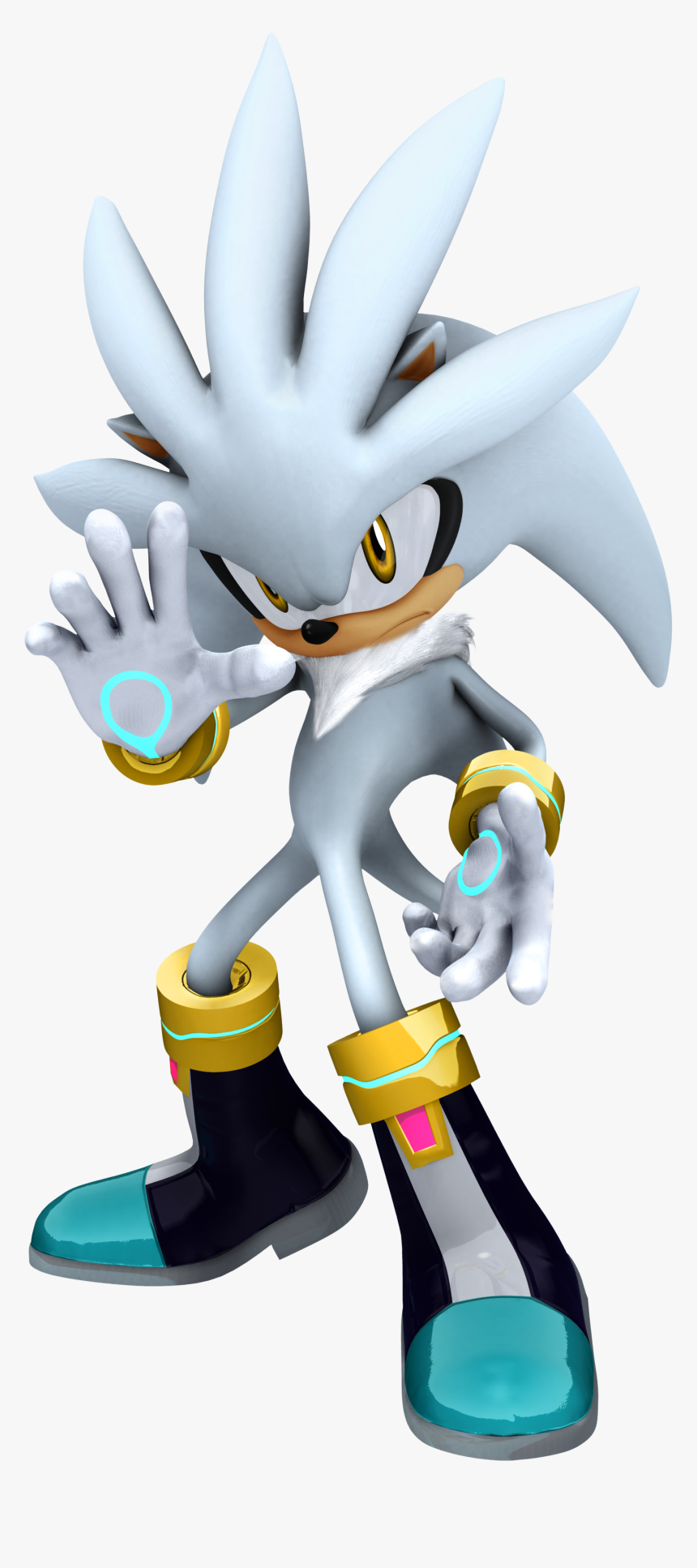 Silver The Hedgehog Png, Transparent Png, Free Download