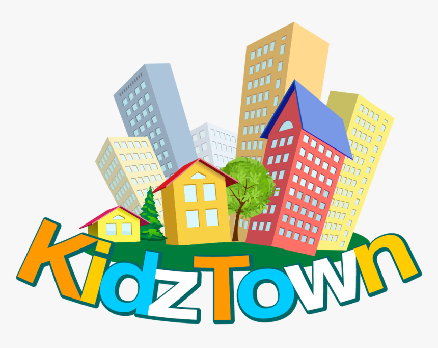 Cartoon City With White Background, HD Png Download, Free Download