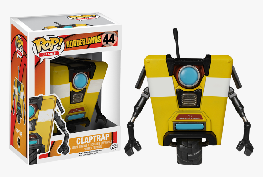 Clap Trap Pop Vinyl Figure - Funko Pop Borderlands Claptrap, HD Png Download, Free Download