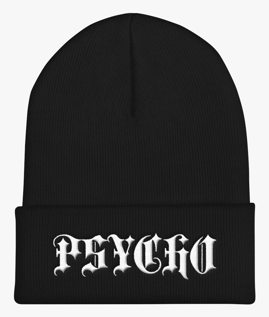 Psycho Cap Mockup Front Flat Black - American Horror Story Beanie, HD Png Download, Free Download