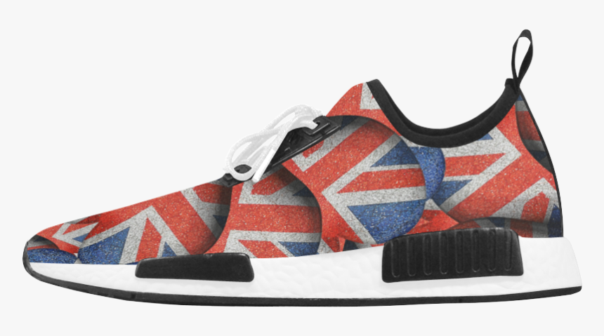 England Flag Patterned Men’s Draco Running Shoes - Mens American Flag Running Shoes, HD Png Download, Free Download