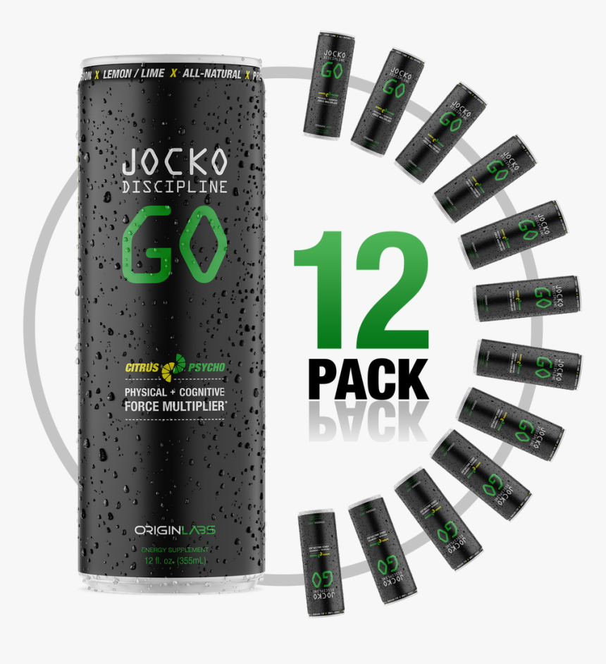 Jocko Discipline Go Drink - Jocko Go Energy Drink, HD Png Download, Free Download